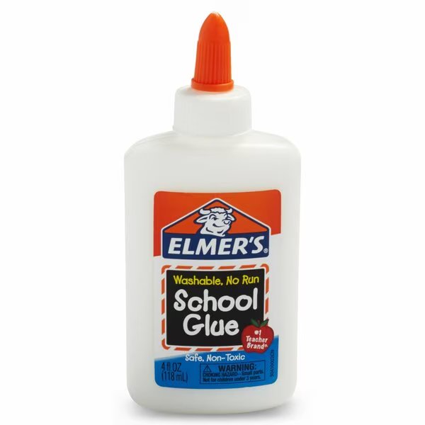 Glue, White, 4 oz, Elmers, Mfr#: E304